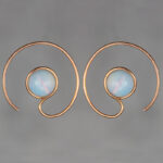 Gold Ohrstecker mit Opal