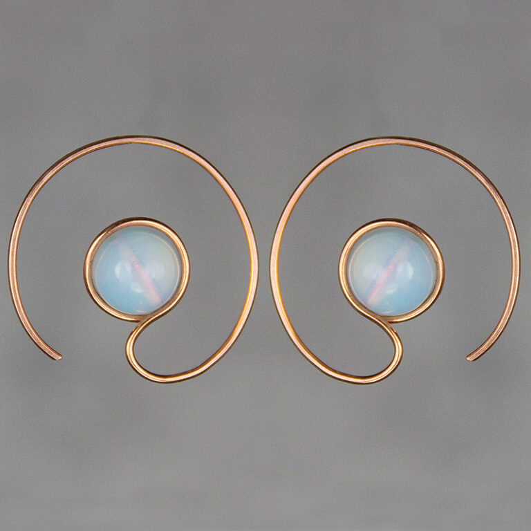 Gold Ohrstecker mit Opal